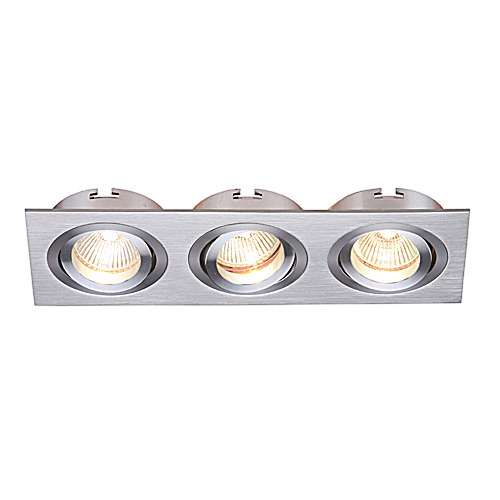 Triple Recessed Halogen Spotlight