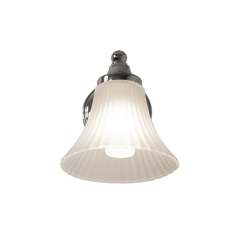 Fluted Glass Bathroom Wall Light