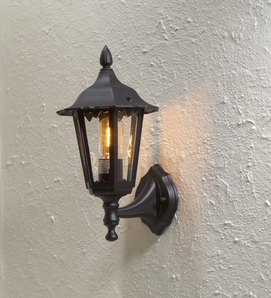 Matt Black Classic External Wall Lamp