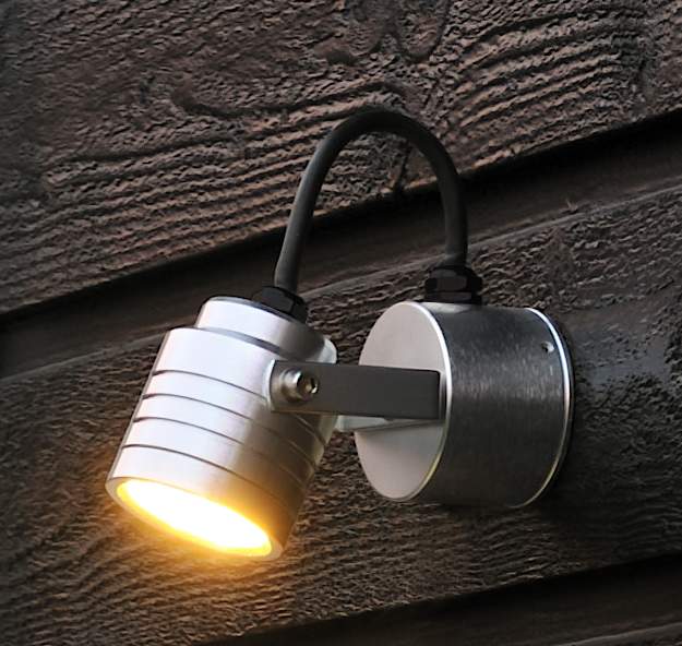 Adjustable Head LED Garden Wall Light
