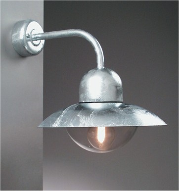 Galvanised Exterior Wall Light