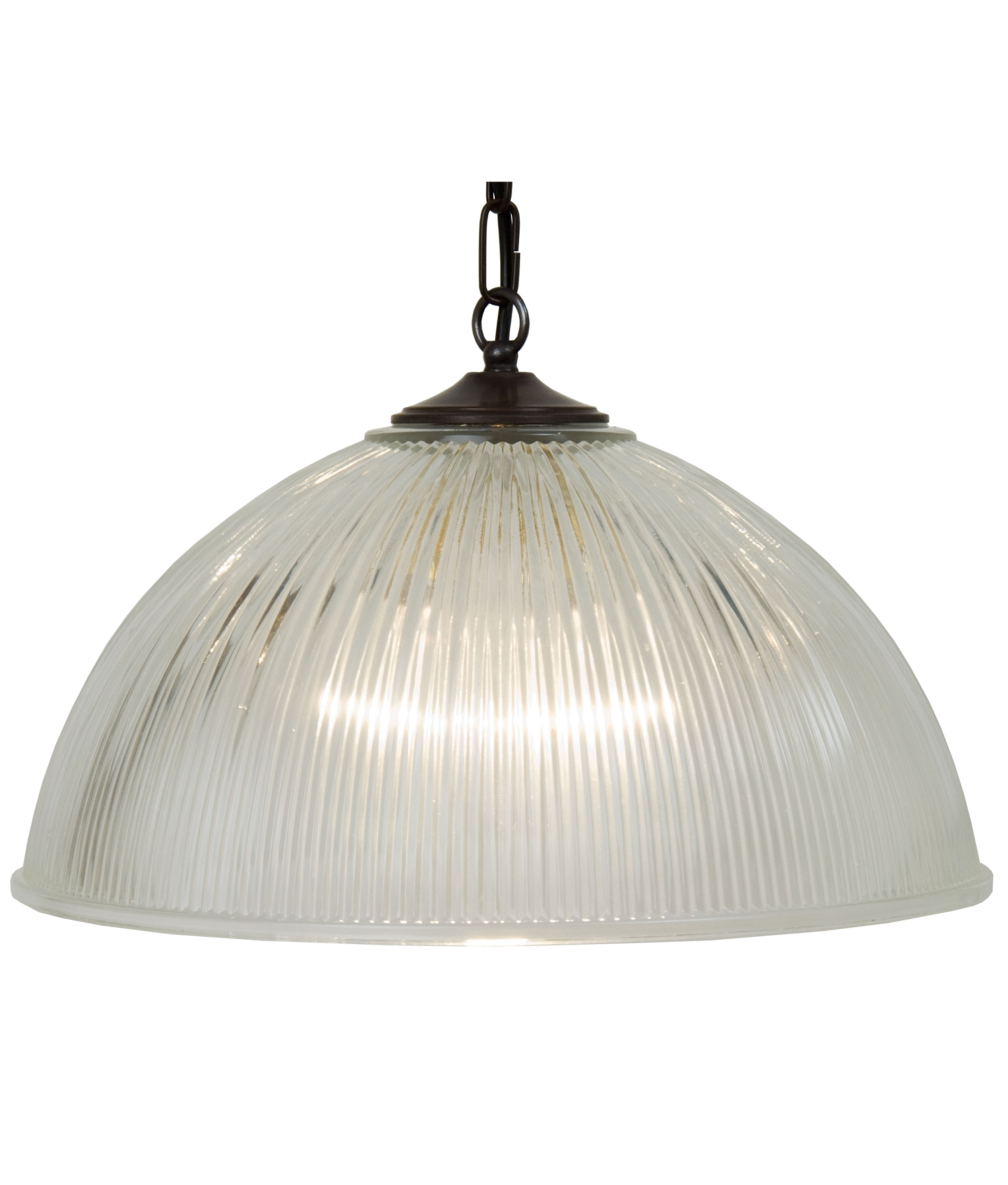 Prismatic Glass Dome Pendant 2 sizes