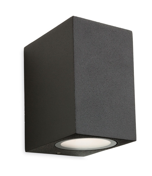 LED Graphite Square Exterior Wall Light