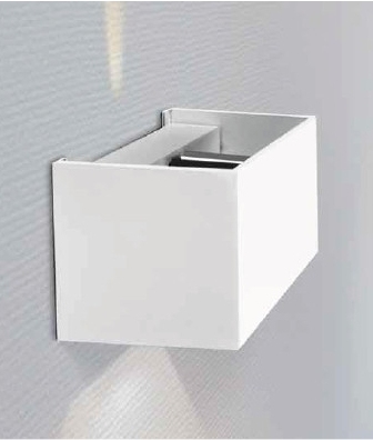 Square Up & Down Wall Light - Adjustable Beam