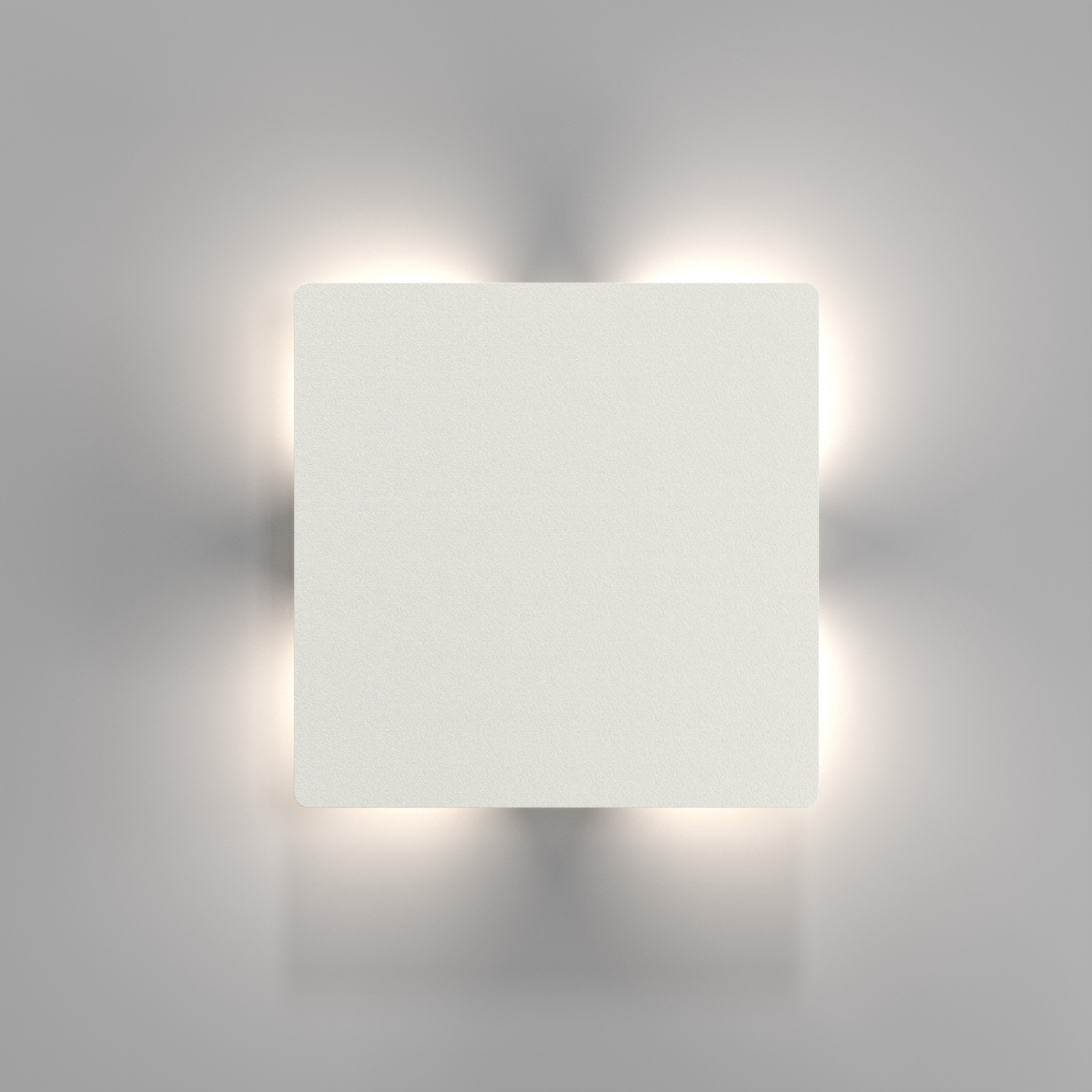 Square LED Wall Light IP44 - 3 Light Patterns