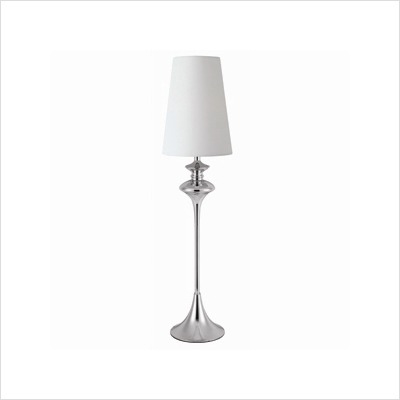 White Bedside Lamp on Pair Of Modern Table Lamps