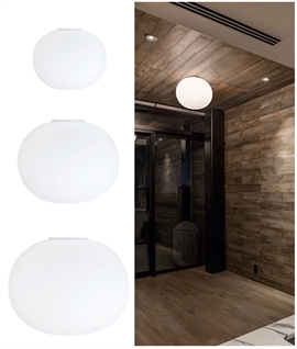 Glo-Ball Ceiling Flush Light by Flos - 3 Sizes