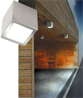 Cube Design Marine Stainless Steel IP44 Surface Mounted Downlight