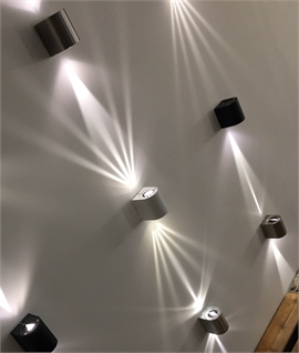 Very Funky Filtered Light LED Wall Light IP44 - 5 Finishes