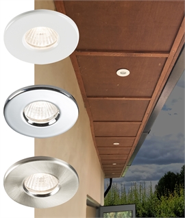 IP65 Soffit Downlight with LED Lamp - 3 Finishes