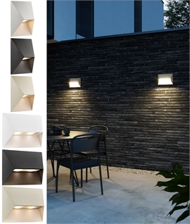 Geometric Outdoor Architectural Wall Light
