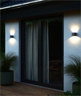 LED Up and Down Gobo Filter Exterior Wall Light