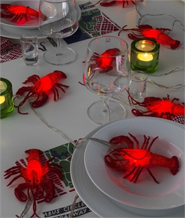Cafe Bistro Crayfish LED String Lights 