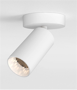 Narrow Beam LED Adjustable Single Spot - Black or White