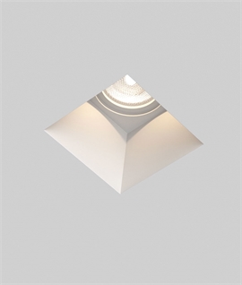 Trimless Plaster-in Downlight - Square for GU10 Lamps