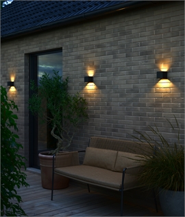 LED Square Up and Down Gobo Filter Exterior Wall Light