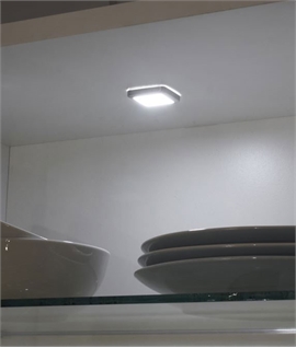 Kitchen Under Cabinet LED Light Kit - Silver Finish