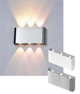 Contemporary LED Wall Sconce - Slim, Up-and-Down Decorative Light