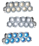 Stainless Steel 10 Light LED Kit - Easy Plug & Socket Daisy-Chain Installation
