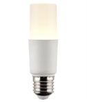 E27 8 Watt Tubular Mains Lamp - in Warm White (3000°K) and Neutral White (4000°K)