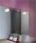 Mini Opal Ball Lights For Walls & Ceilings - All IP rated and safe for bathrooms