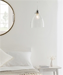 Affordable & Timeless Bell Shaped Clear Glass Shade
