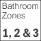 Suitable for Bathroom Zones 1,2 and 3