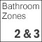 Suitable for Bathroom Zones 2 and 3