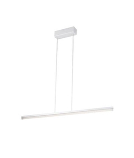 LED Aluminum Suspended Linear Light with White Diffuser