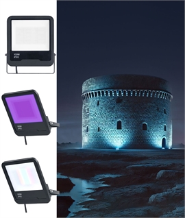 SMART+ WiFi Floodlight 100W RGB+W – High-Power Outdoor Lighting