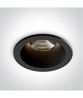 6.5W COB LED recessed spot suitable for indoor and outdoor installation, IP65.