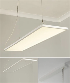Linear CCT LED Suspended Light - Transparent When Off