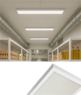 1200 x 120mm Surface Mounted LED Panel UGR19 - 40w CCT Switchable
