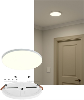 White Round LED Panel - Versatile Universal Fit Indoor Lighting Solution