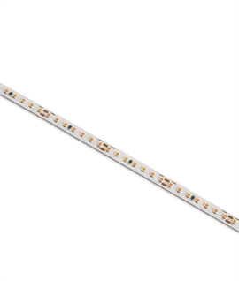 9.6W per Metre White LED Tape Light, 140 LEDs per Metre, 8mm Wide, 5m Reel