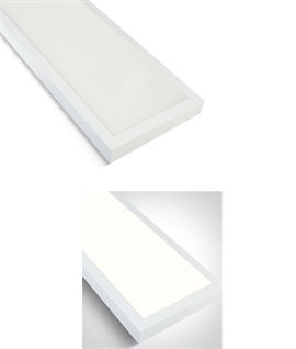 1200 x 120mm Surface Mounted LED Panel UGR19 - 40w CCT Switchable 1200 x 120mm Surface Mounted LED Panel UGR19 - 40w CCT Switchable