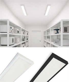 1500 x 150mm Surface Mounted LED Panel UGR19 - 50w CCT Switchable