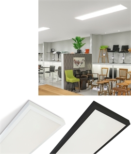 1500 x 300mm Surface Mounted LED Panel UGR19 - 50w CCT Switchable