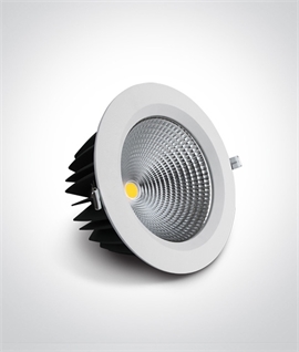 White 20w LED 4000k Recessed Downlight - Dia 170mm