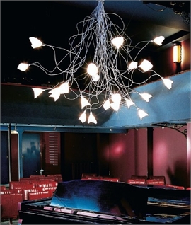 Modern Twisted Wire Light Pendant - Jogg Chandelier 19 Shades