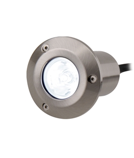 Mains Stainless Steel LED Ground Light - Built-in Driver