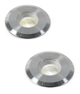 Stainless Steel Pool Marker Light Single LED 24v IP68 - Designed for use under water Stainless Steel Pool Marker Light Single LED 24v IP68 - Designed for use under water