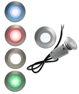 2 Watt LED Marker Light for use in Low Walls, Decking or Plinths with Colour Filters