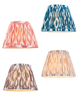 200mm Pleated Fabric Shade - 4 Colour Options