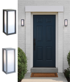 Exterior Box Wall Light with Opal Diffuser Exterior Box Wall Light with Opal Diffuser