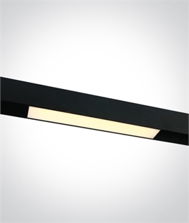 Black LED Linear Magnetic Track Light - DALI Compatible