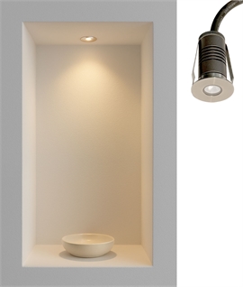 Mini Stainless Steel IP67 LED Niche Light