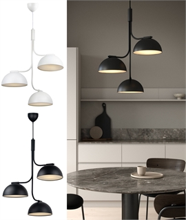 Scandi-Design Long Drop Triple Shade Pendant