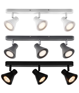 Flush Mounted Triple Adjustable Spotlight in 3 Finishes