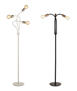 Flexible 3 Light Floor Lamp Height 163cm - 2 Options